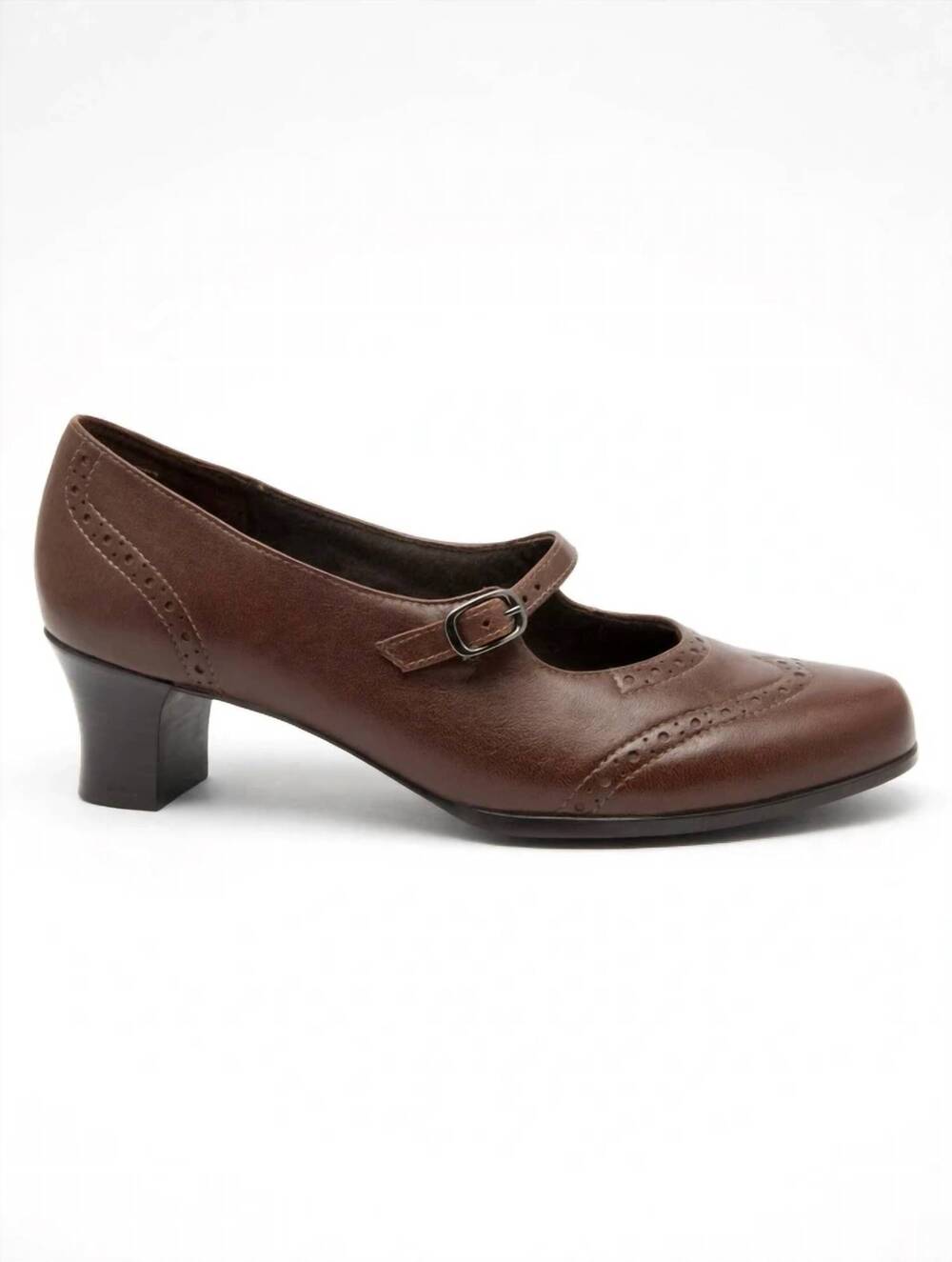 NEW MUNRO women's isabel heels in saddle brown kid